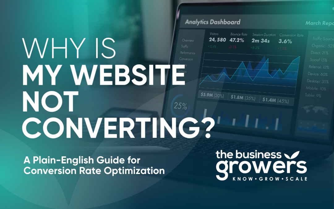 “Why is my website not converting?” A Plain English Guide to Conversion Rate Optimization